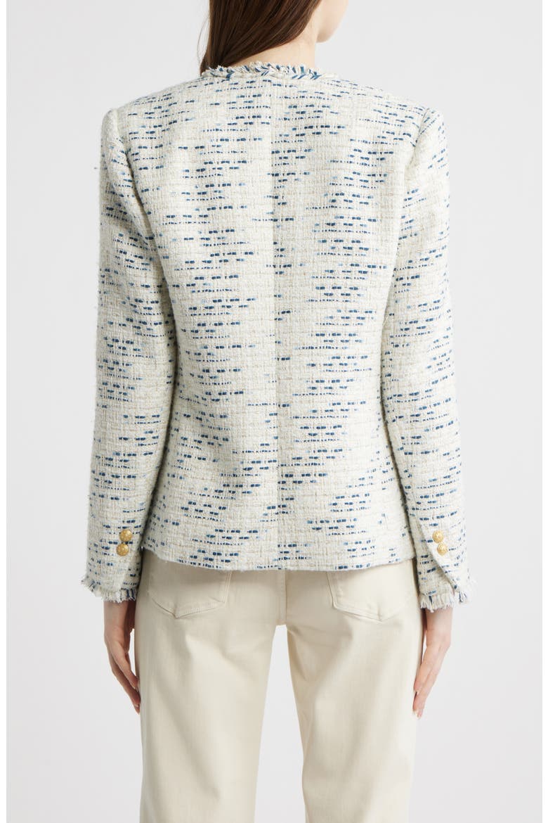 Sapphire Tweed Jacket, Alternate, color, BLUE MULTI