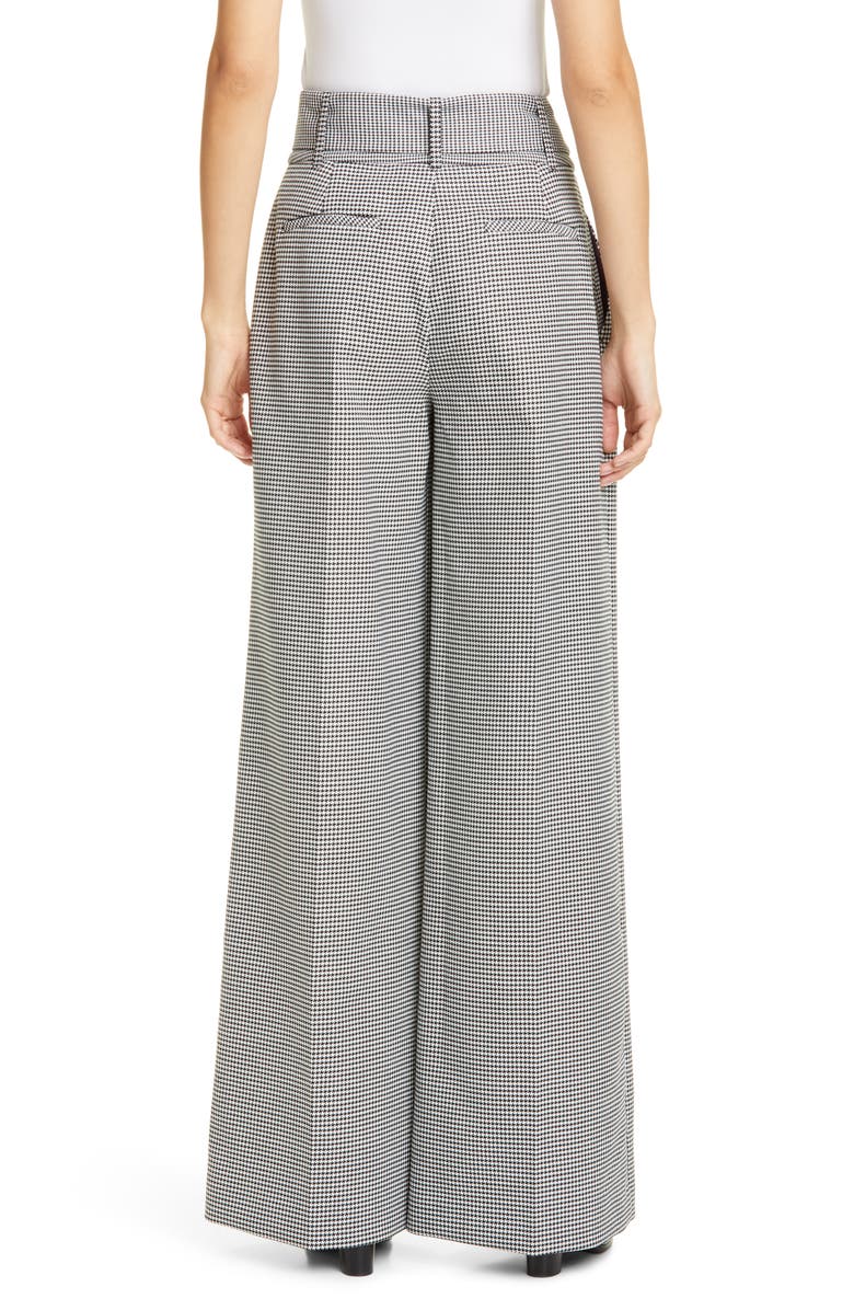 Tommy Hilfiger Tommy x Zendaya Houndstooth Belted Wide Leg Pants, Alternate, color,