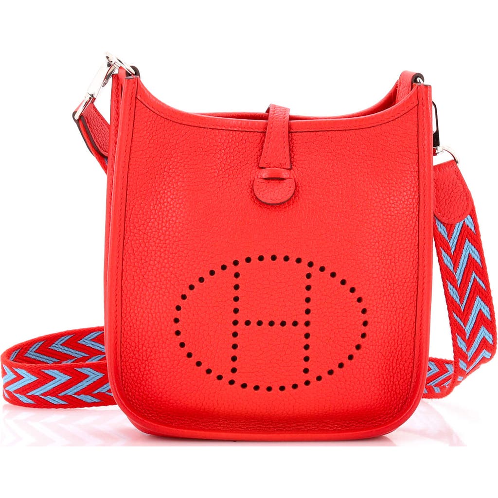 Pre-owned Hermes Hermes Evelyne Bag Gen Iii Maurice Tpm In Red