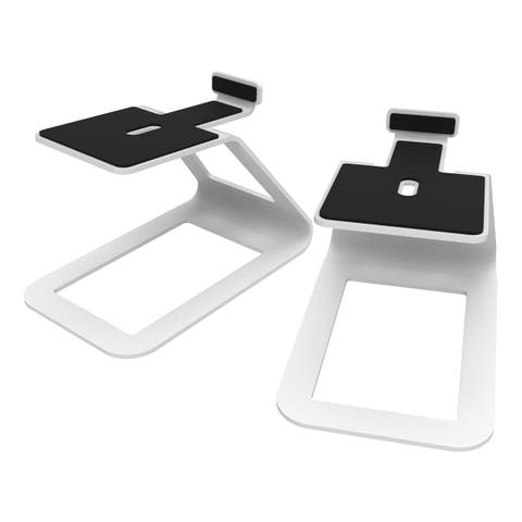 Elevated Desktop Speaker Stands for Midsize Speakers - Pair