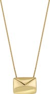Bony Levy 14K Gold Envelope Pendant Necklace
