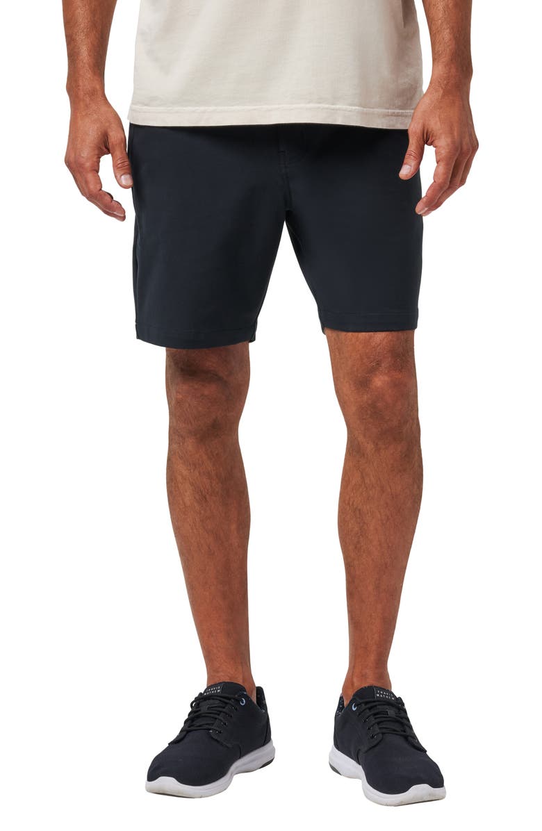 TravisMathew Stretchknit 8-Inch Shorts, Main, color, Black