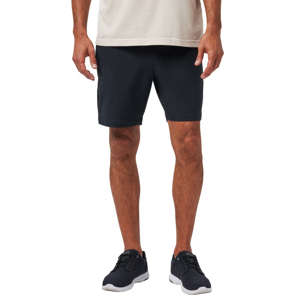 Travismathew Stretchknit 8-inch Shorts In Black