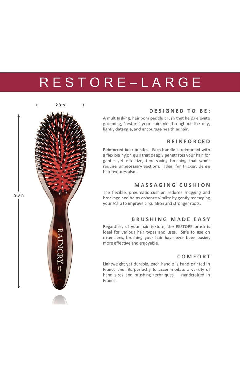 Raincry Restore Large Reinforced Brush, Alternate, color, 