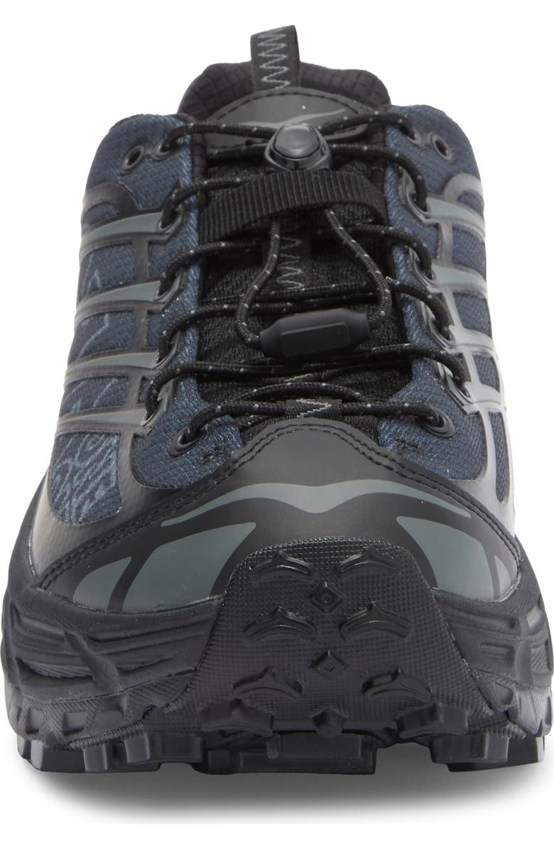 HOKA Mafate Three2 Wordmark Sneaker, Alternate, color, Black / Outer Orbit