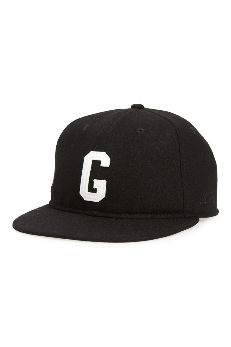 Grey's Wool Blend Baseball Cap, Main, color, BLACK