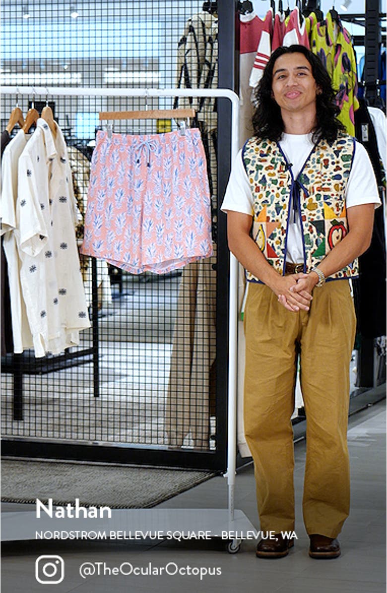 Pineapple in Paradise Swim Trunks, sales video thumbnail