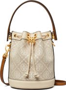Tory Burch Mini T Monogram Bucket Bag