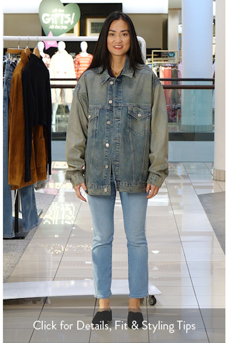Coated Oversize Denim Jacket video