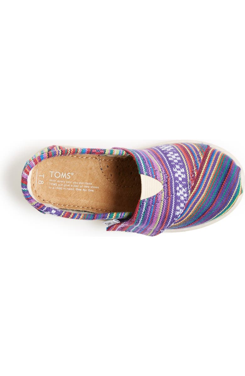 TOMS 'Classic Tiny - Colorblock' Slip-On, Alternate, color,