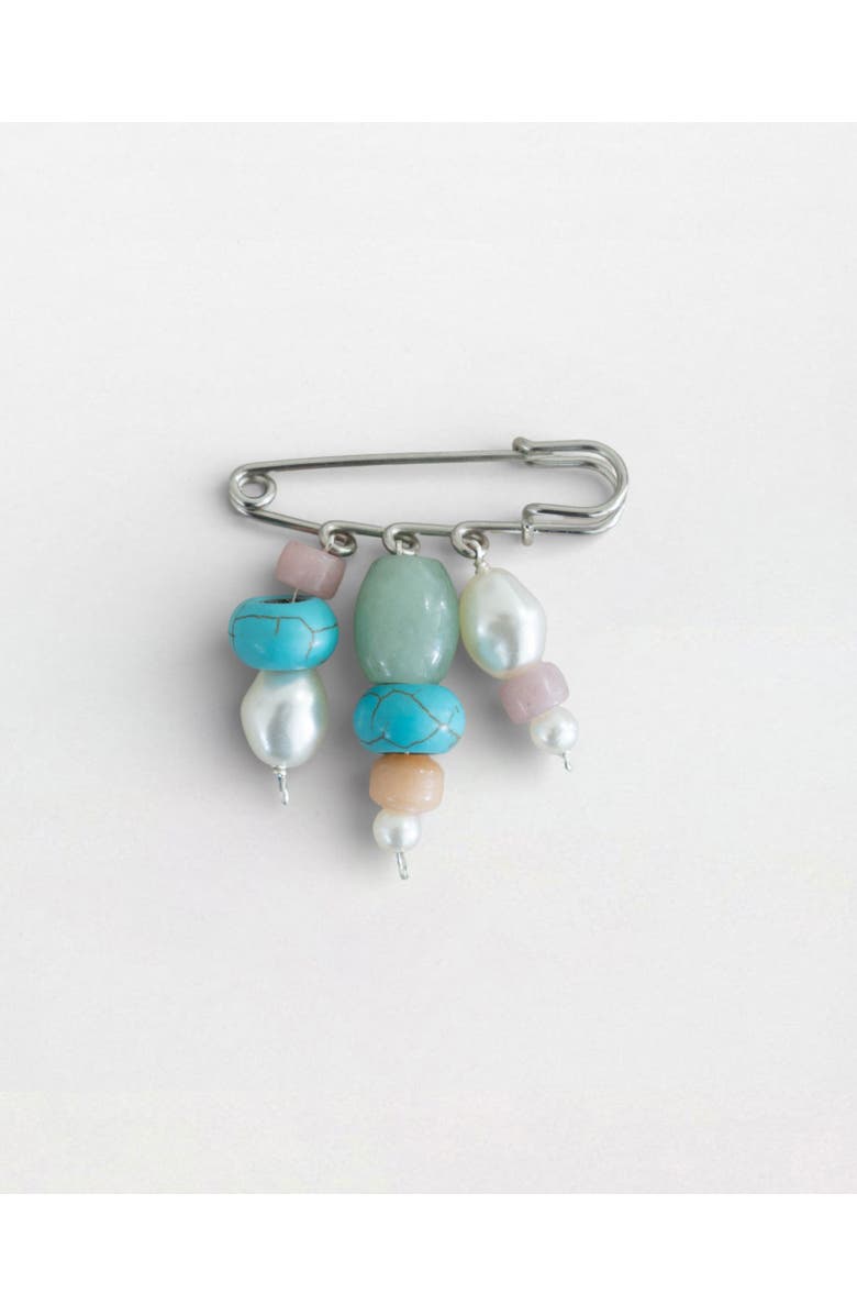 By Lilla Moonkiss Brooch, Main, color, Silver
