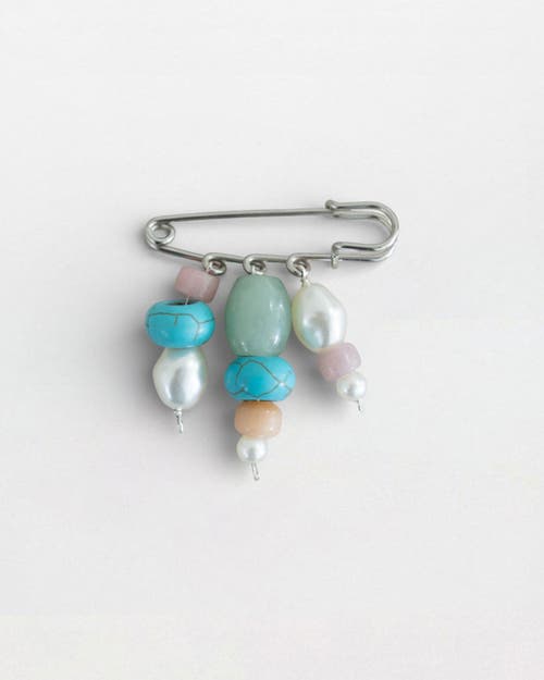 By Lilla Moonkiss Brooch In Silver