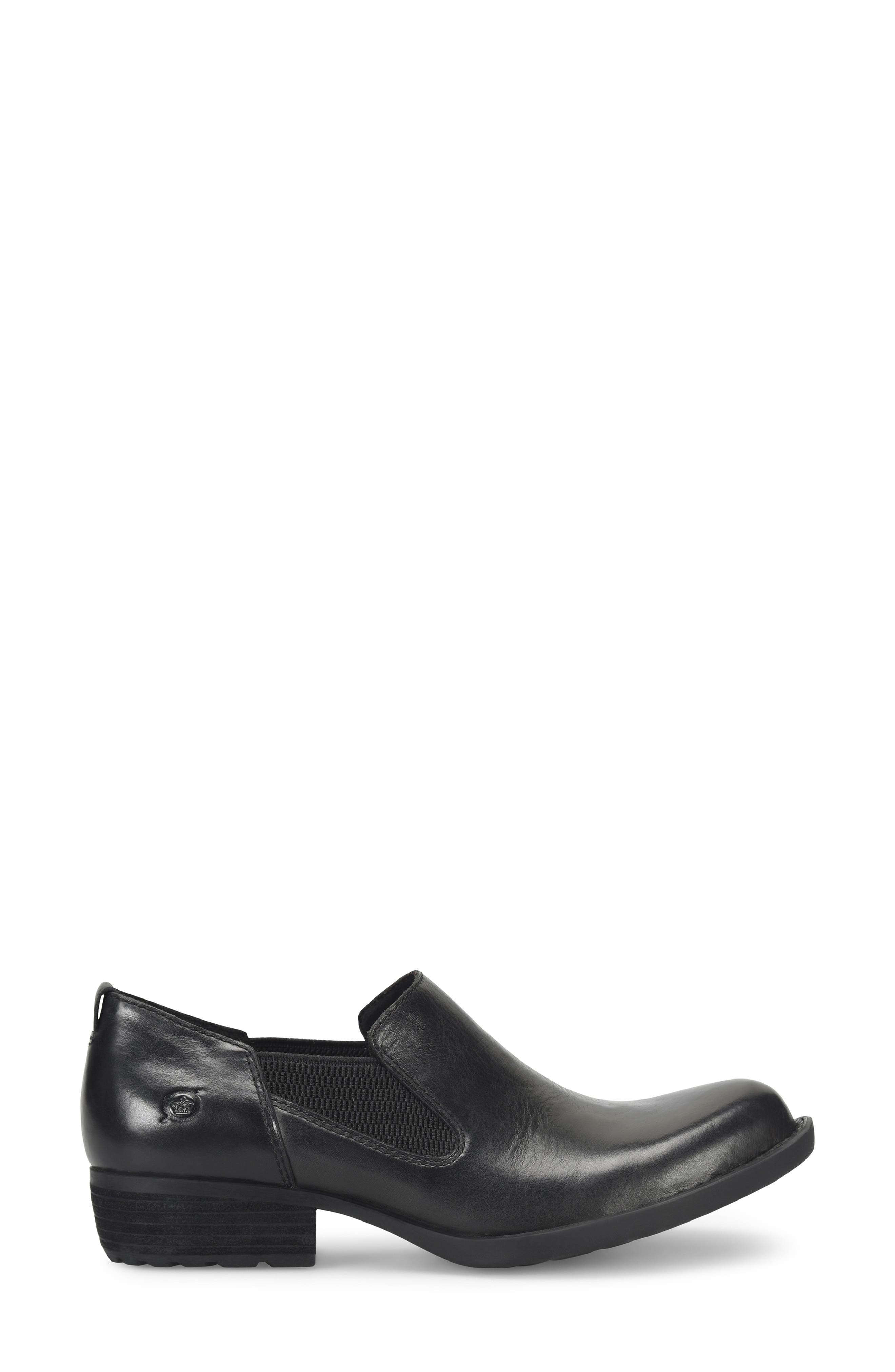 Børn Kade Loafer, Alternate, color, Black Leather