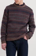 Seasalt Cornwall Carracks Fair Isle Wool Blend Crewneck Sweater