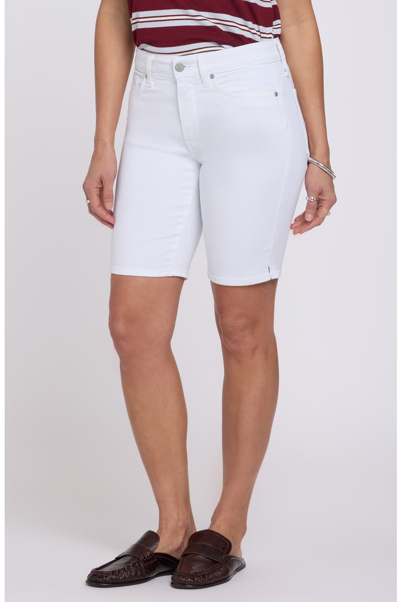 Ella High Waist Shorts, Main, color, OPTIC WHITE
