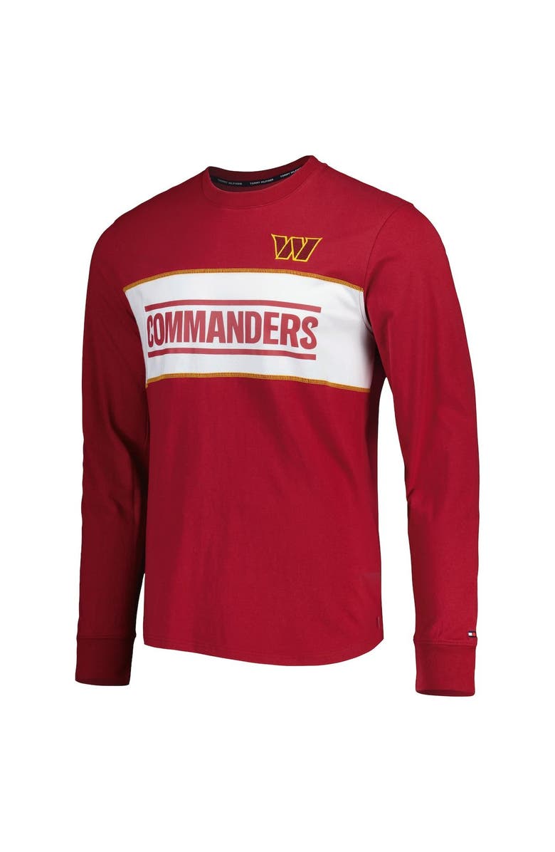 Tommy Hilfiger Men's Tommy Hilfiger Burgundy Washington Commanders Peter Team Long Sleeve T-Shirt, Alternate, color, Burgundy