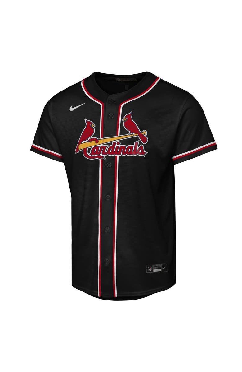 Nike Youth Nike Lars Nootbaar Black St. Louis Cardinals Fashion Replica Player Jersey, Alternate, color, Black