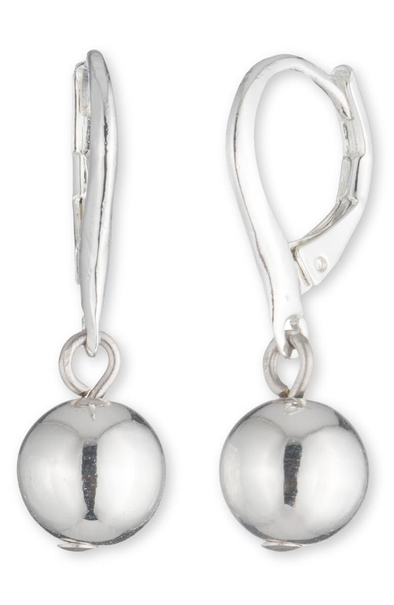 Lauren Ralph Lauren Ball Drop Earrings, Main, color, Silver