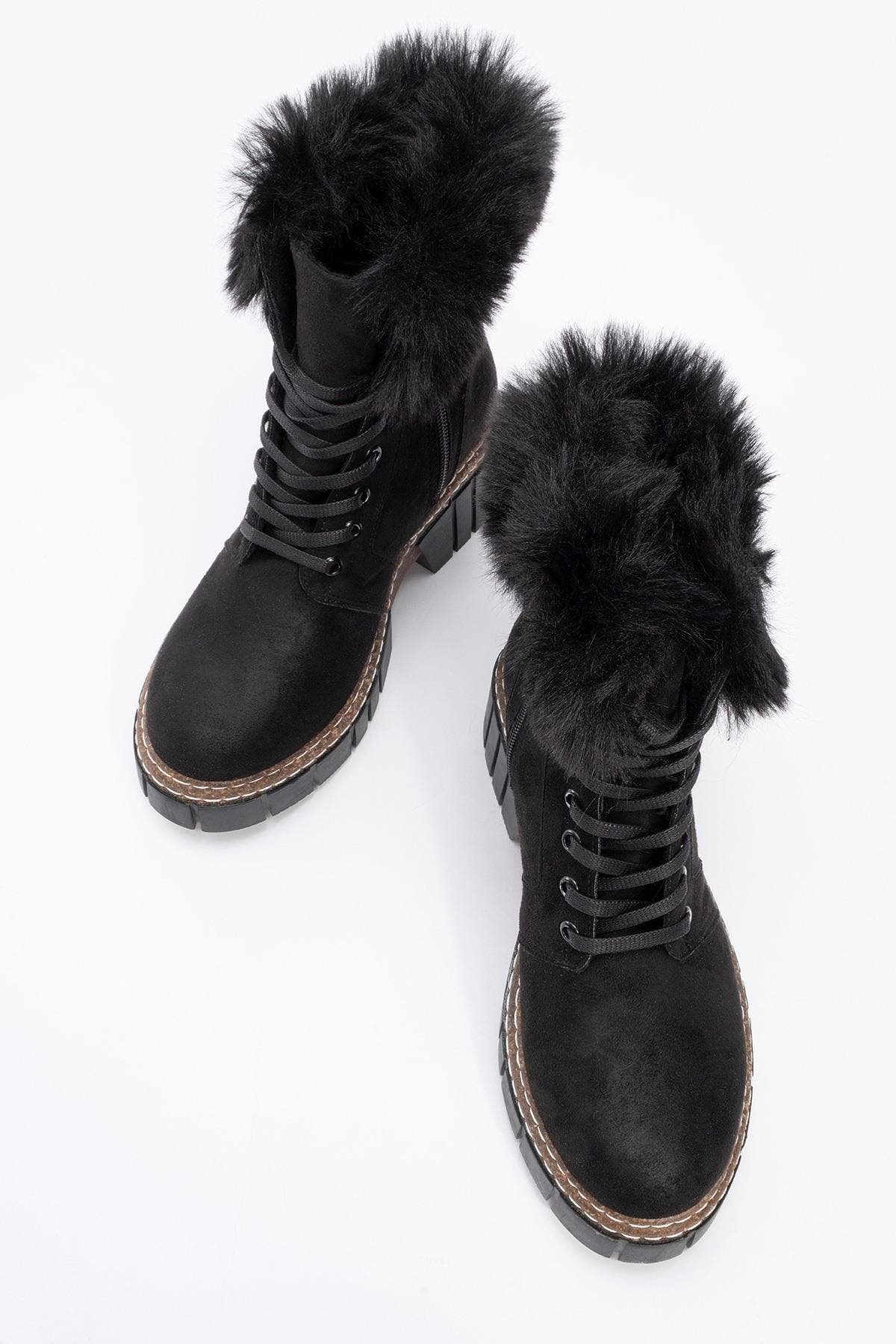 Prologue Shoes Jayla Fur Boot, Alternate, color, 
