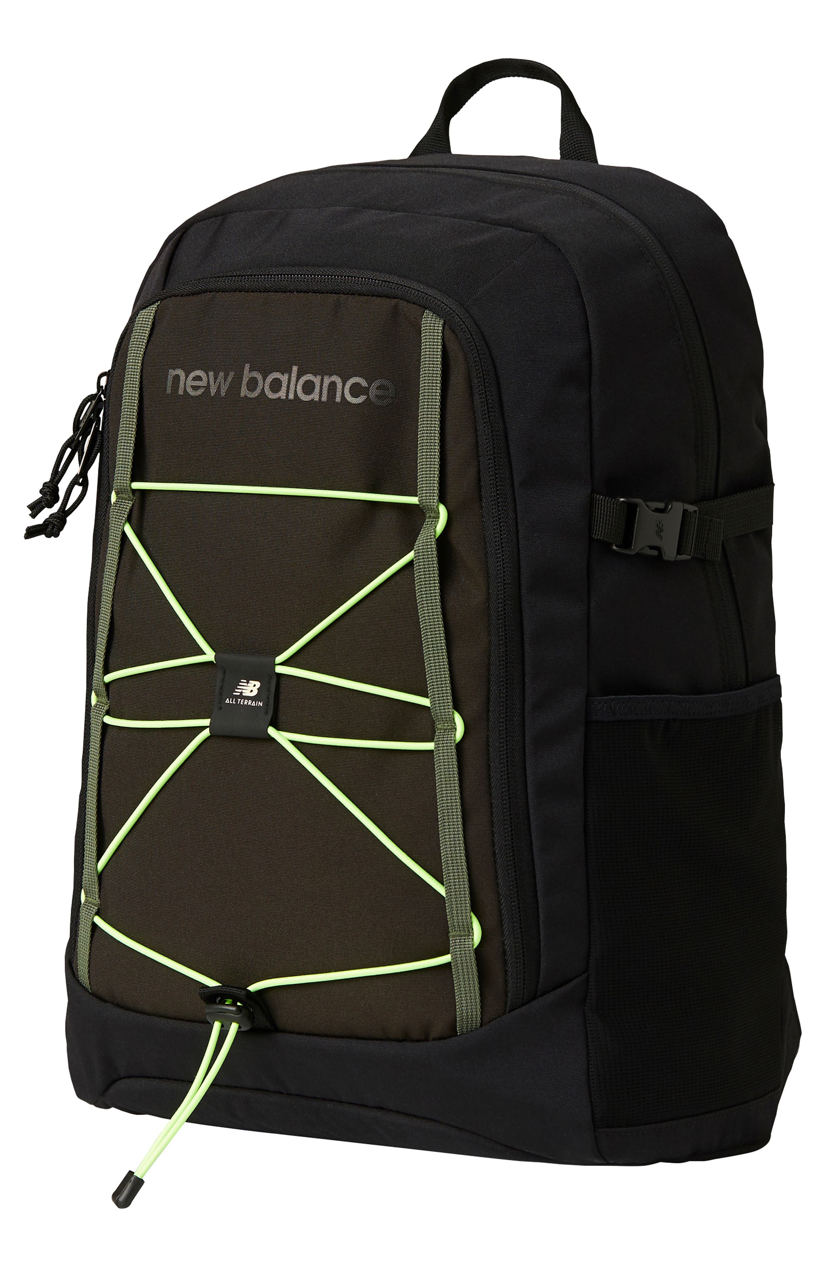 New Balance Terrain Bungee Backpack, Alternate, color, Green