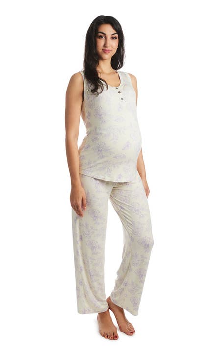 Joy During & After 2-Piece Maternity/Nursing Sleep Set