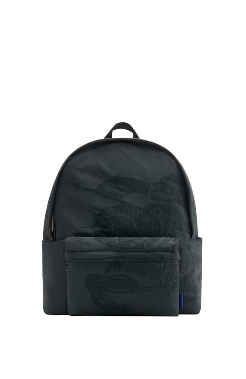 Shop Burberry Windbreaker Backpack In Cobble
