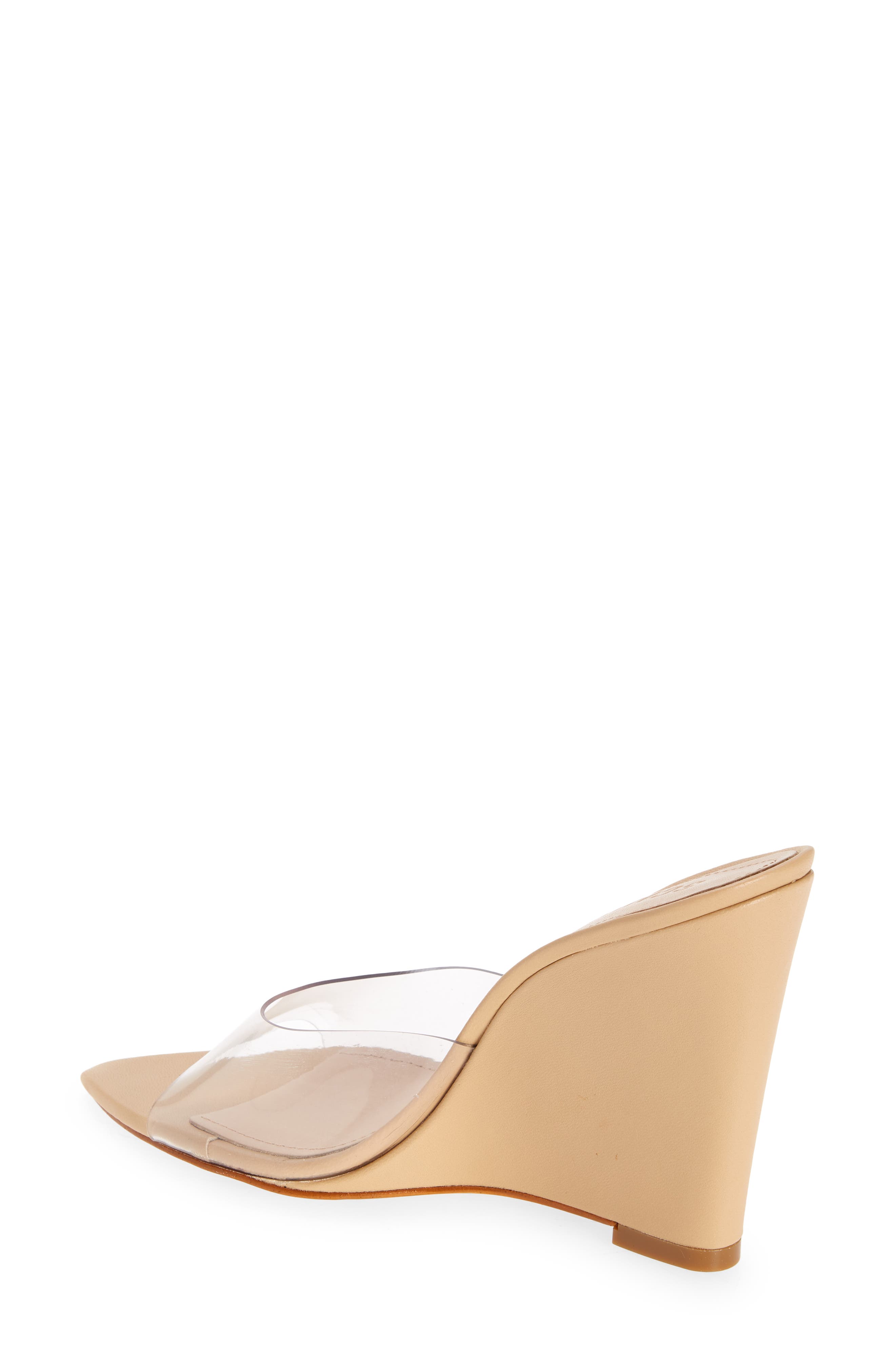 Schutz Lucimara Vinyl Wedge Sandal, Alternate, color, 