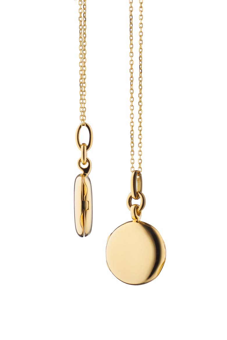 Nan Slim Round Locket Necklace video
