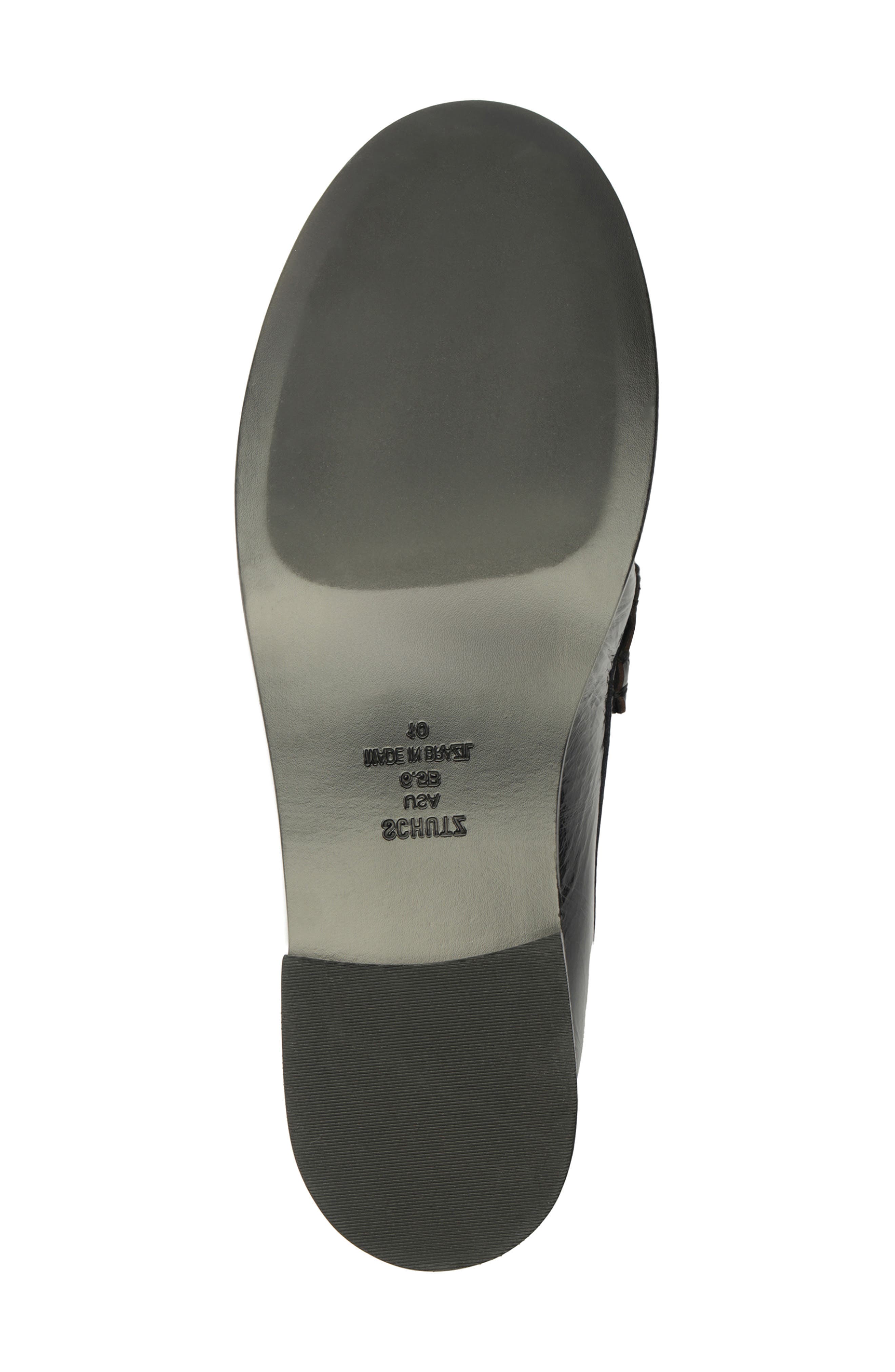 Schutz Tyche Penny Loafer, Alternate, color, Black