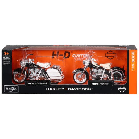Duos 60s Motorcycle Set Collectible Vehicles