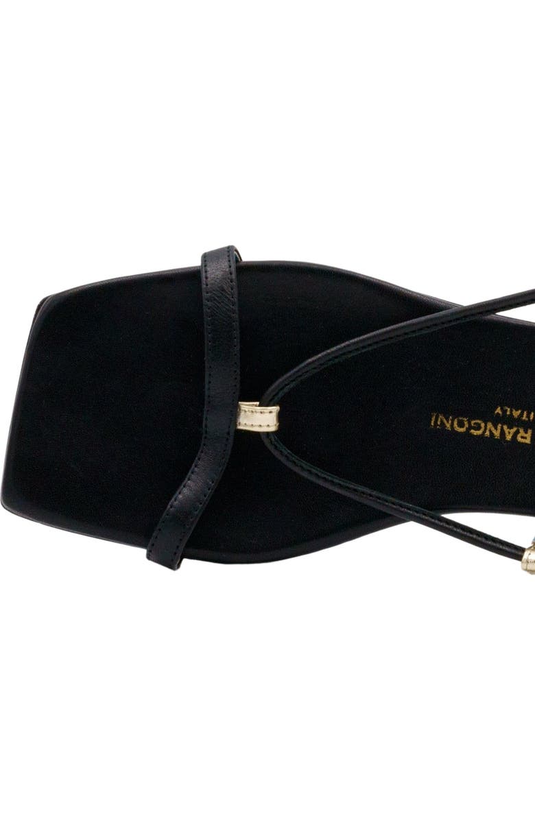 Valentina Rangoni Callisto Ankle Wrap Sandal, Alternate, color, Black