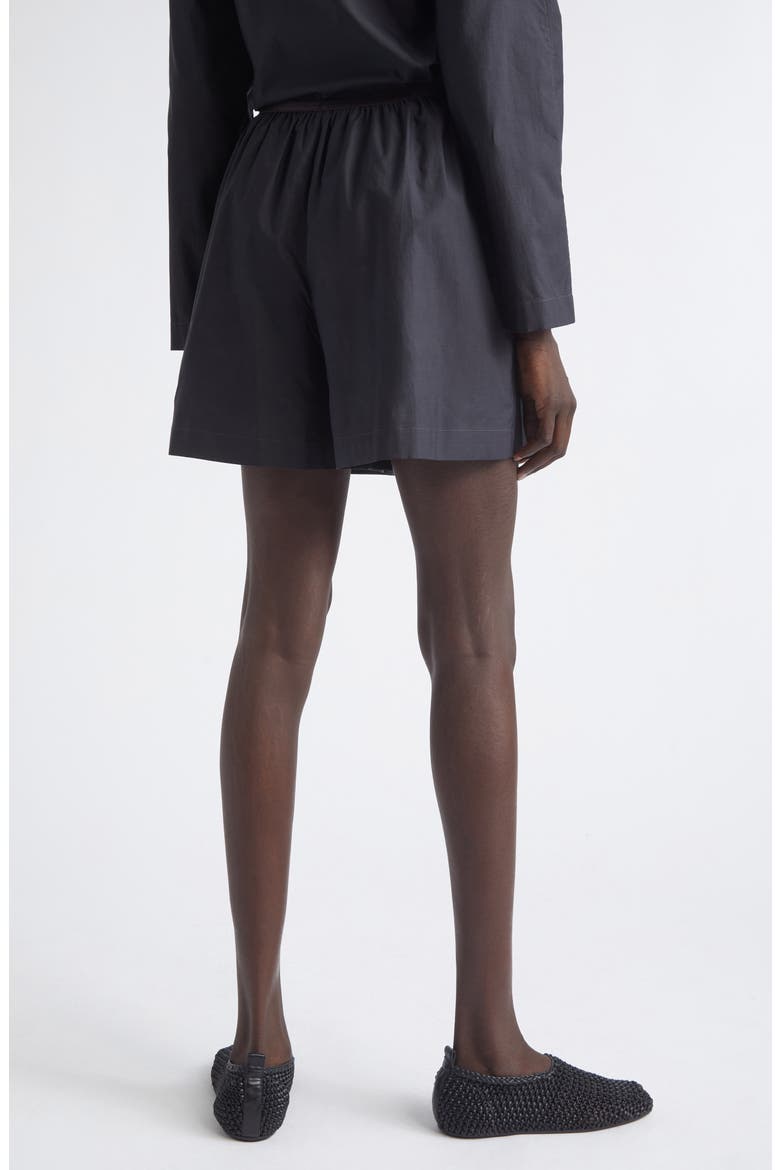 Washed Cotton & Silk Boxer Shorts, Alternate, color, SQUID INK