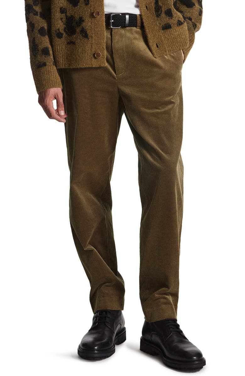 COS Slim Fit Corduroy Trousers, Main, color, 