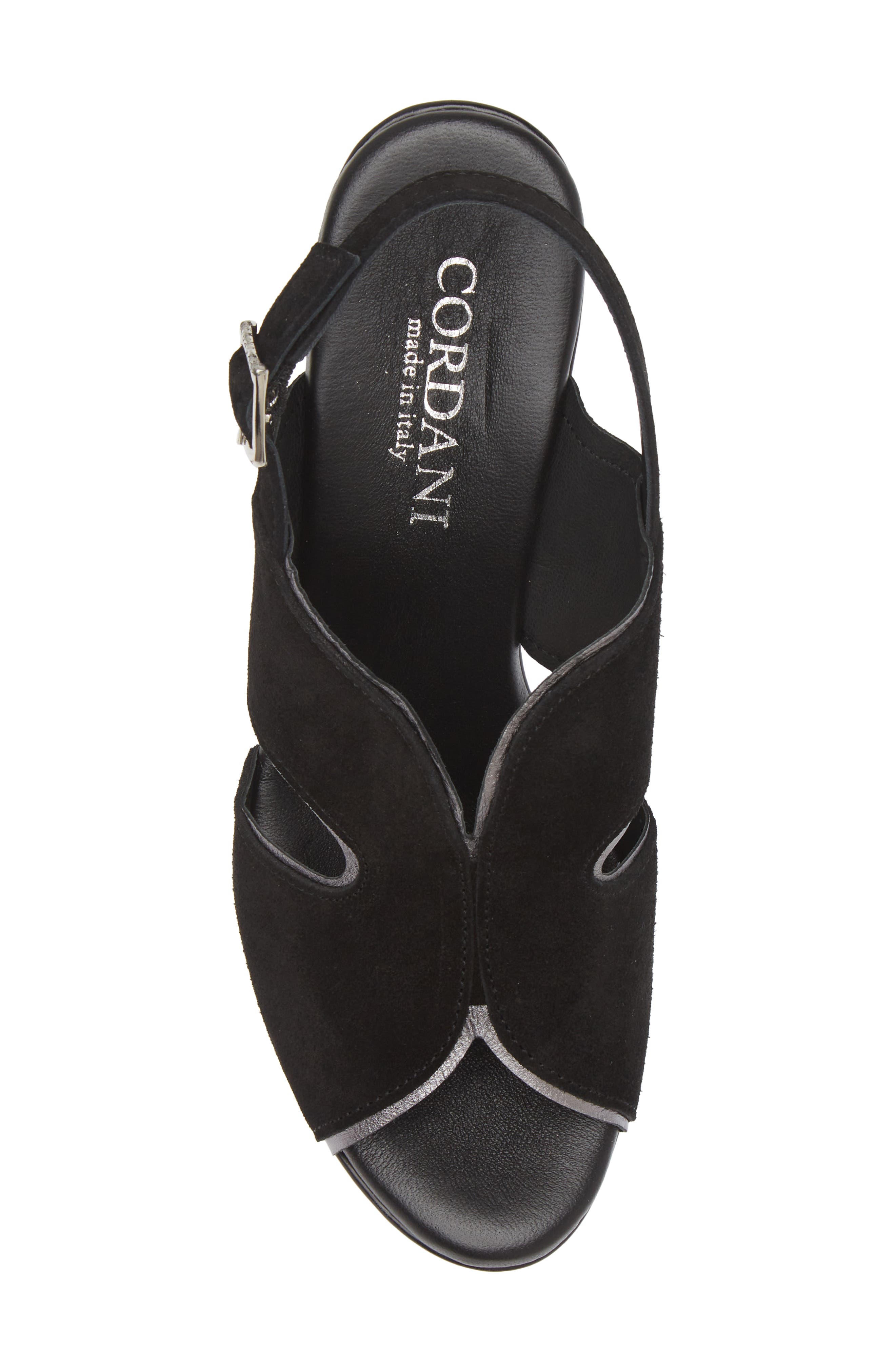 Cordani Toni Slingback Sandal, Alternate, color, Crosta Nero