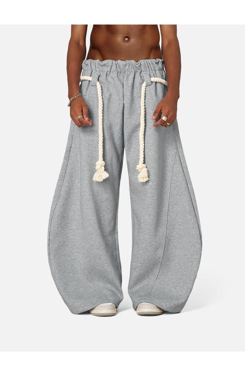 AELFRIC EDEN Stripe Super Baggy Barrel Sweatpants, Alternate, color, Grey