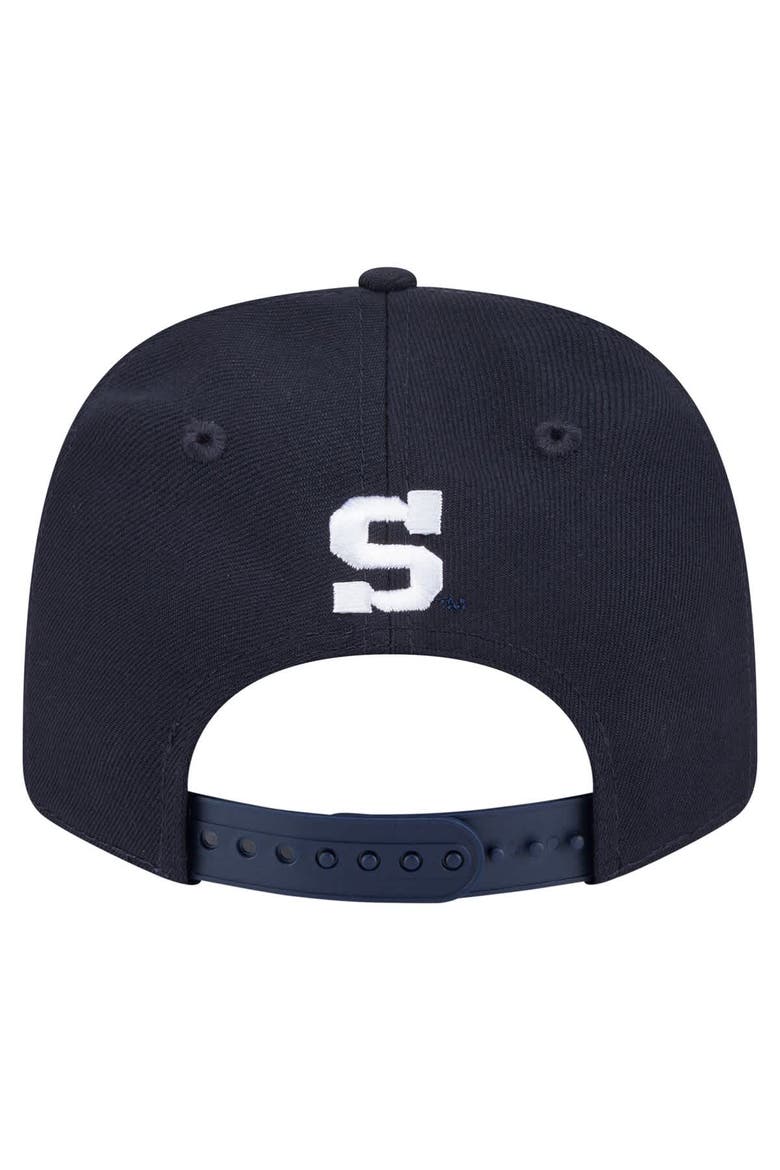 Men's New Era  Navy Penn State Nittany Lions Team Collective 9SEVENTY Stretch-Snap Adjustable Hat, Alternate, color, Navy