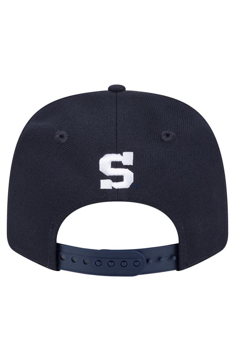 New Era Men's New Era  Navy Penn State Nittany Lions Team Collective 9SEVENTY Stretch-Snap Adjustable Hat, Alternate, color, Navy