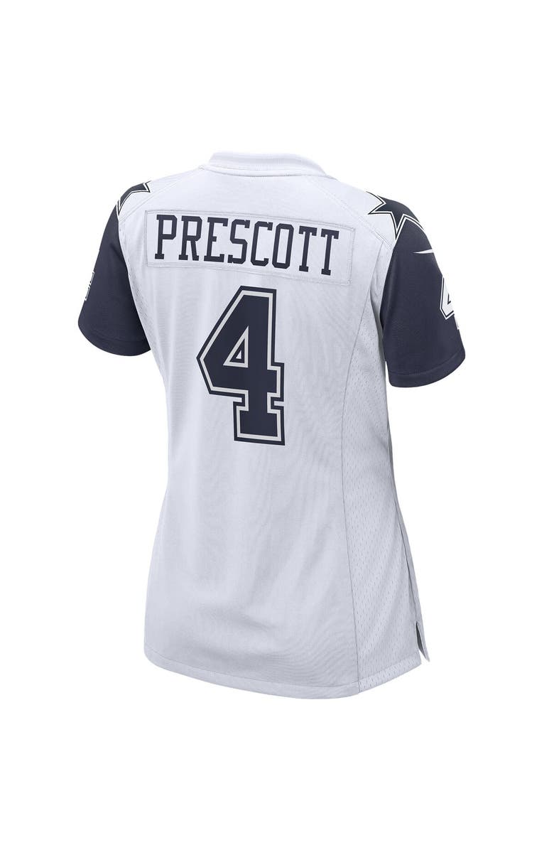 Nike Women's Nike Dak Prescott White Dallas Cowboys Alternate Game Jersey, Alternate, color, White