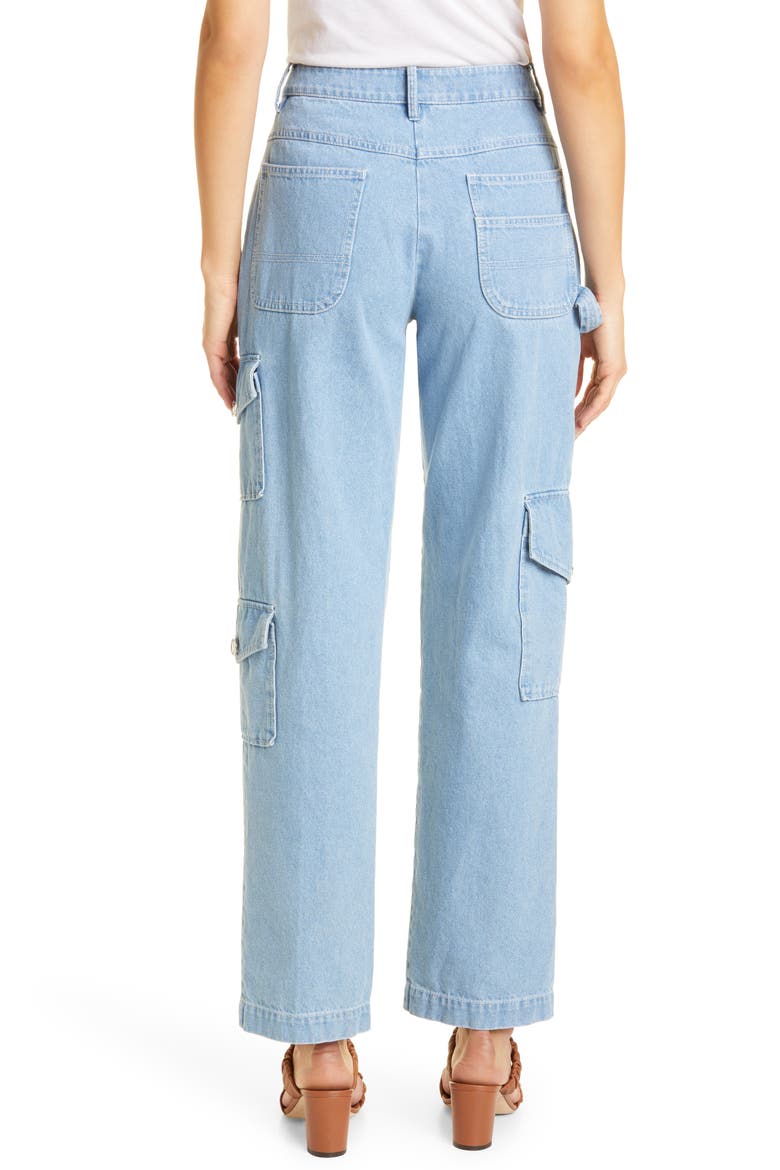 Easton Cargo Jeans, Alternate, color, LIGHT WASH