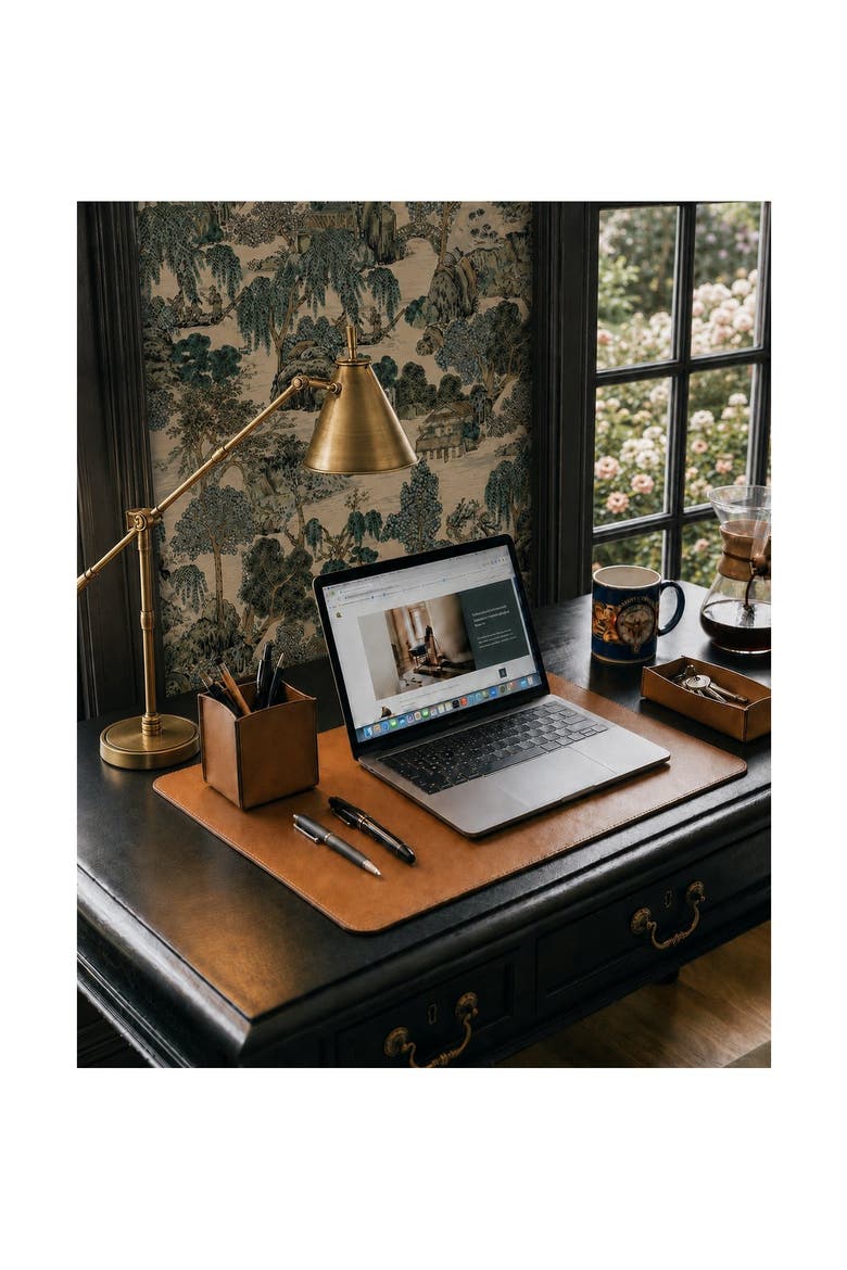 Carter Leather Desk Pad, Alternate, color, Tan