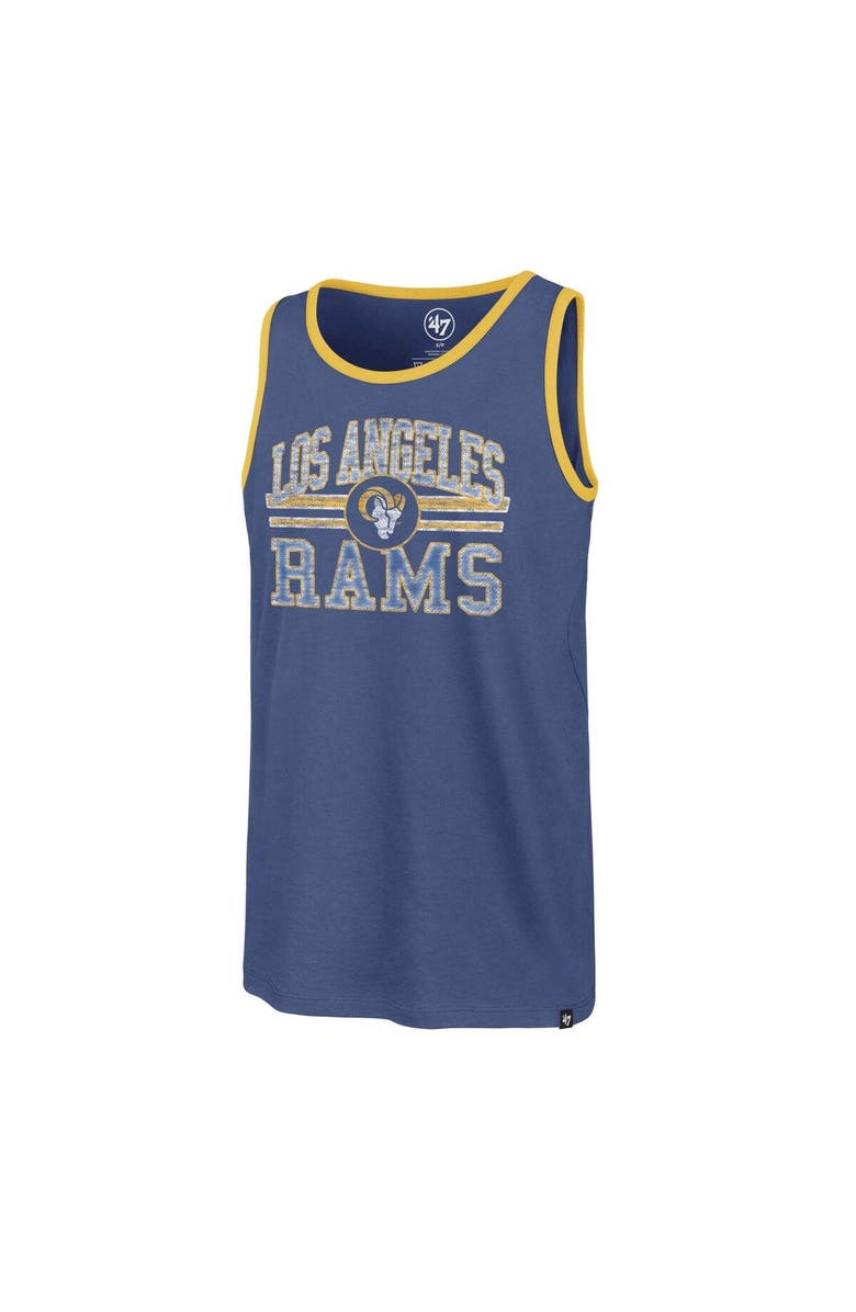 '47 Men's '47  Blue Los Angeles Rams Winger Franklin Tank Top, Alternate, color, Blue