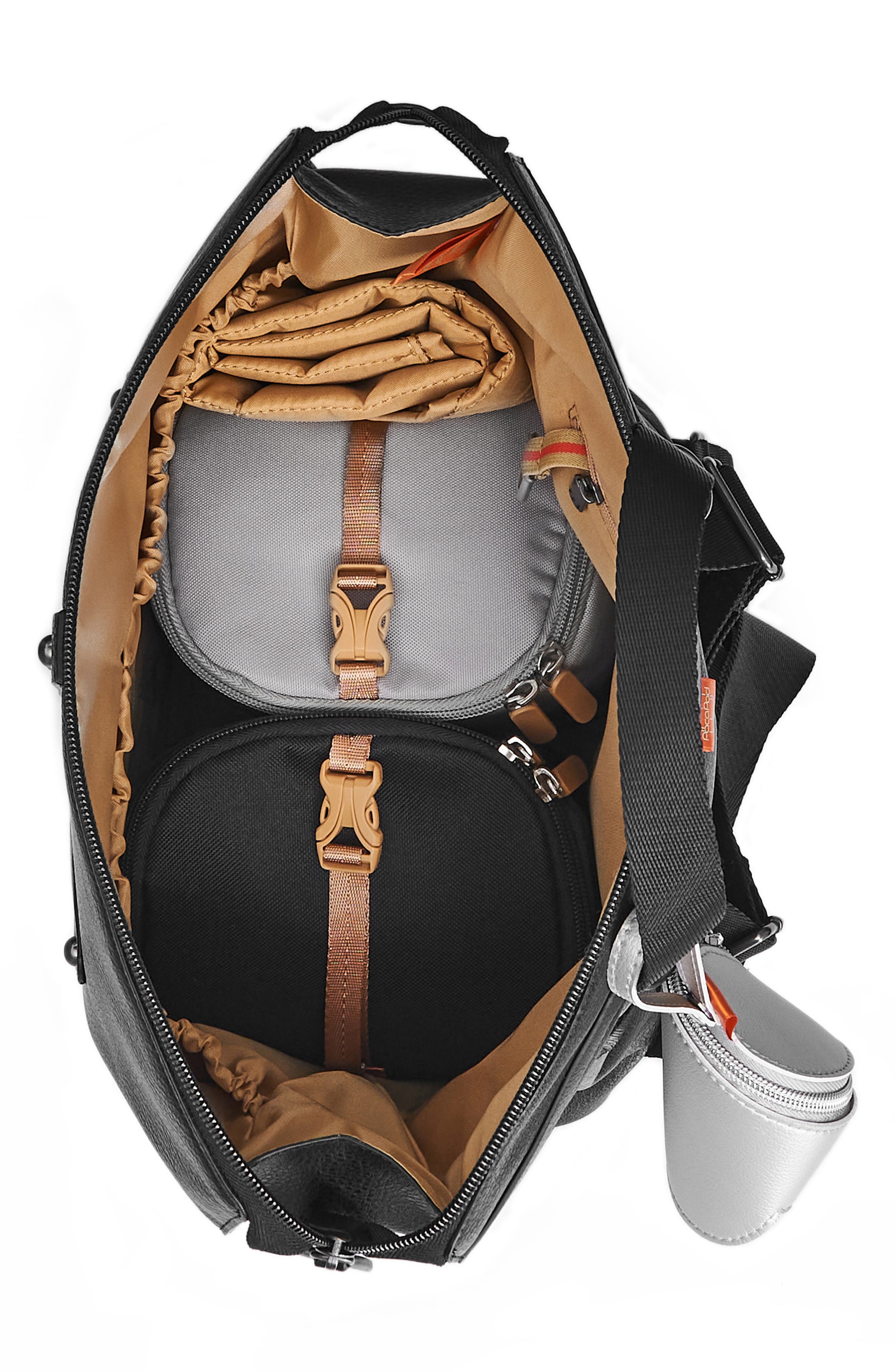 PacaPod Saunton Faux Leather Convertible Diaper Backpack, Alternate, color, 