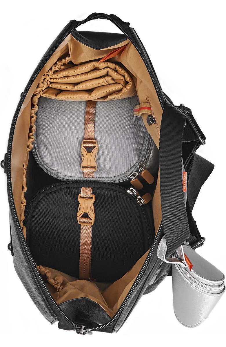 PacaPod Saunton Faux Leather Convertible Diaper Backpack, Alternate, color,