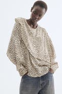 H&M Cape-detail Blouse