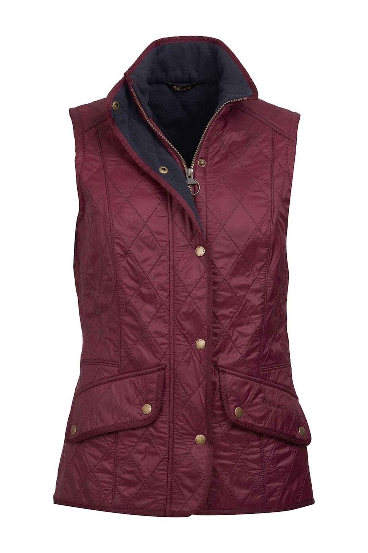 Barbour Cavalry Gile Bordeaux Quilted Vest (Women) | Nordstromrack