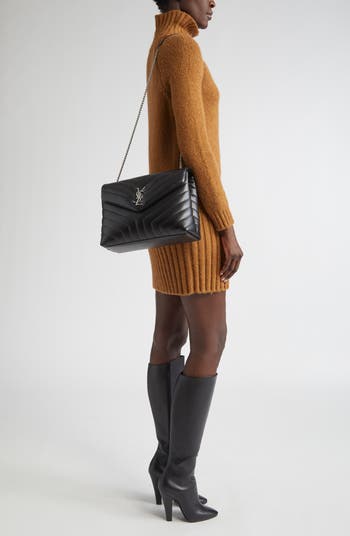 Medium Loulou Matelassé Leather Shoulder Bag