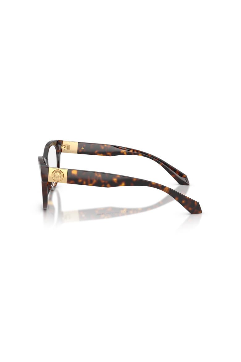 52mm Cat Eye optical glasses, Alternate, color, Brown