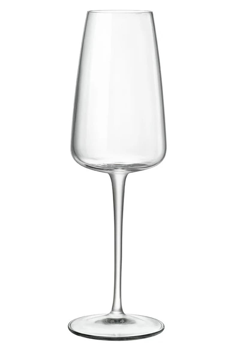 Talismano 13.5 oz. Prosecco/Champagne Flutes, Set of 4, Main, color, CLEAR