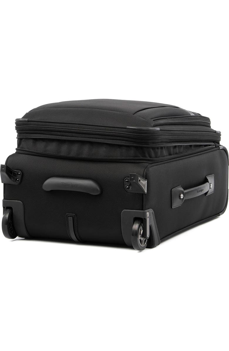 TRAVELPRO Platinum Elite Softside Expandable Carry-On 22-Inch 2 Wheel Upright Luggage, Alternate, color, Shadow Black