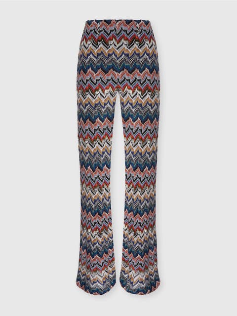 Palazzo Pants In Embroidered Lace